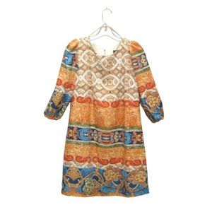 Pole and Pole Women Dress Size 3 Zipper Cap Sleeve Polyester Lined
